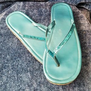 Sequin Flip Flops Size 9